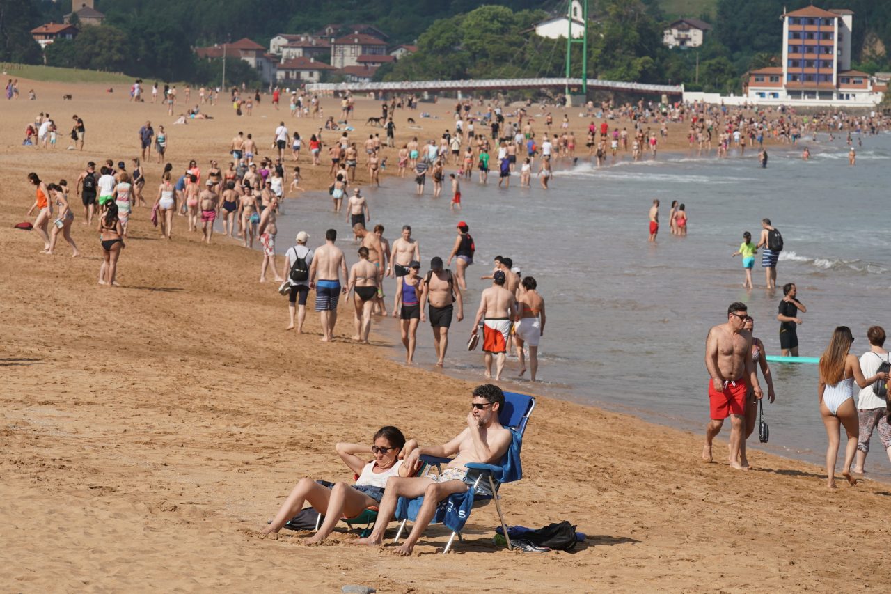 Playa de La Arena (Bizkaia). Foto: Europa Press