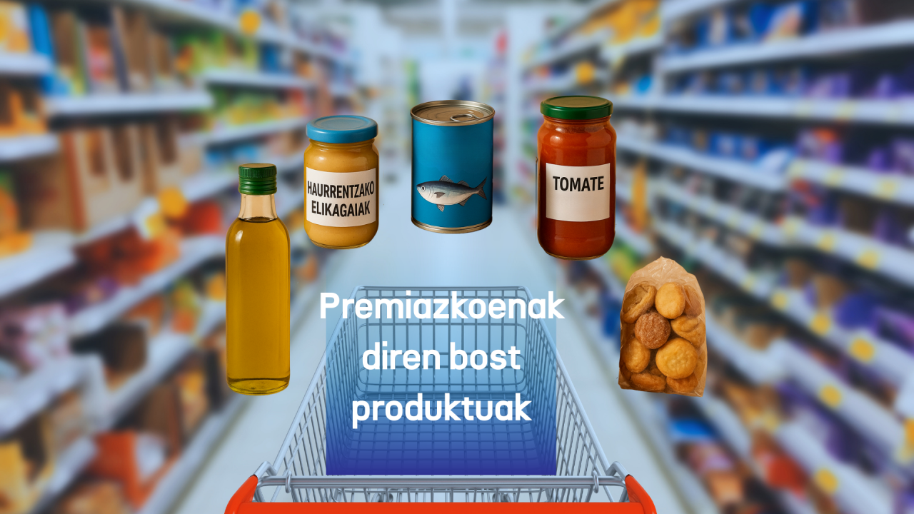 Elikagaiak biltzeko erosketa-saskia